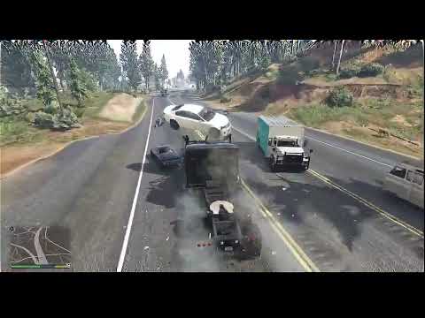 GTA 5 Phantom Wedge Truck Crashes -#15 Impact Compilation - Destruction | CarCrash