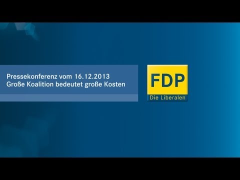 Große Koalition bedeutet große Kosten