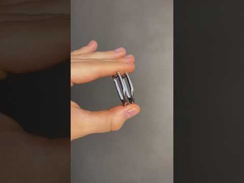 Серьги длинные скобы медицинская сталь родий (x087-1) - фото 1 - id-p2840755975