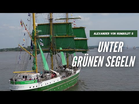 The green sailing ship - Alexander von Humboldt 2