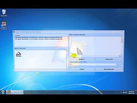 Image To ASCII Image Converter Software