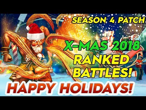 [SFV: AE] Christmas 2018 Ranked Battles (Season 4) Grand Master Dhalsim [4k/60fps]