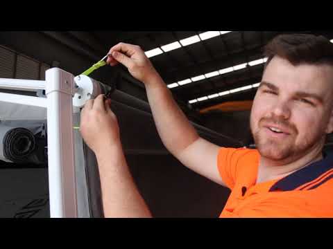 Storm Tie Down Straps - How to use (good for windy conditions)