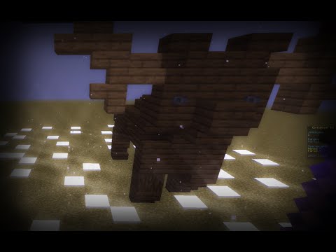The Silence - Minecraft Winter Builds : Reindeer with magic wand