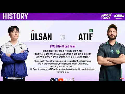 FT10 - Atif Butt (Dragunov, Kuma, Nina) vs Ulsan (Dragunov) - PAKISTAN vs KOREA - Exhibition Matches