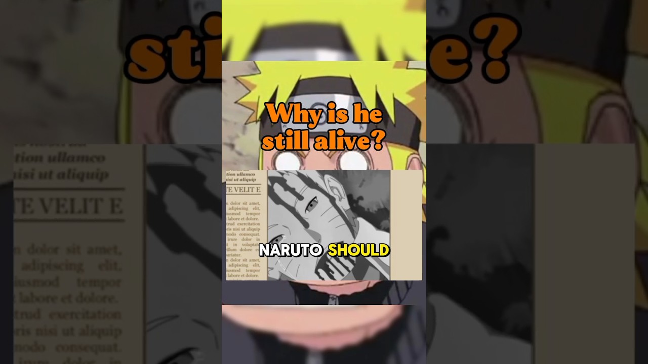 Naruto Should've Di*d from Chakra Depletion🤔. #naruto