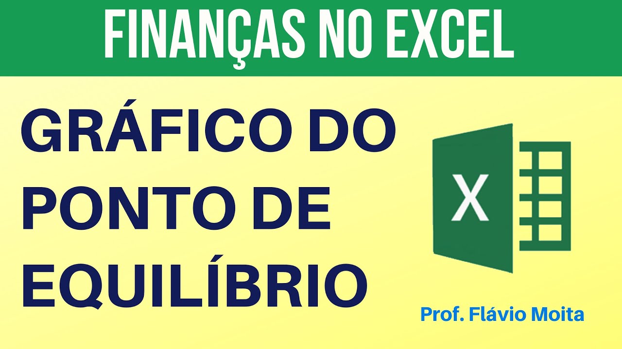 Aprenda a fazer o gráfico do ponto de equilíbrio no Excel - Passo a passo completo e fácil!
