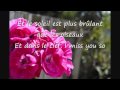 L'amour à la Française (lyrics) 