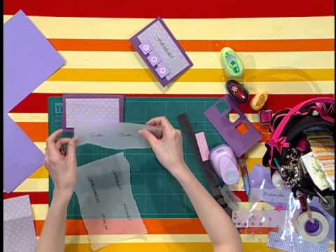 Rincón de Arte  --  tarjeta de felicitaciones en scrapbook