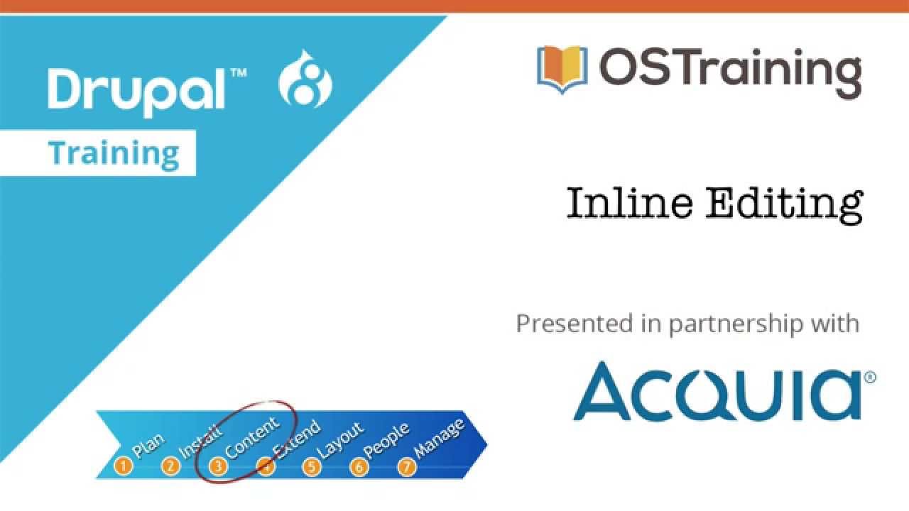 Drupal 8 Beginner, Lesson 19: Inline Editing