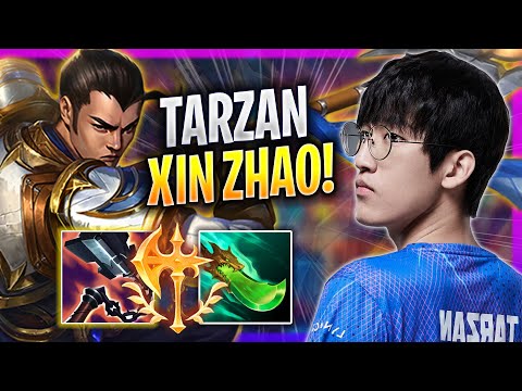 TARZAN TRIES XIN ZHAO WITH NEW REWORK! - LNG Tarzan Plays Xin Zhao JUNGLE vs Jarvan! | Season 2023