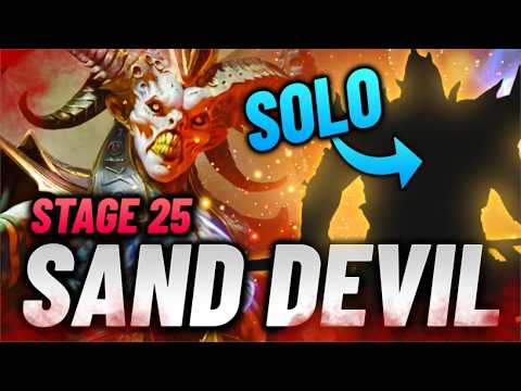 Sand Devil Stage 25 Solo Clear – Minimal Investment | Raid Shadow Legends