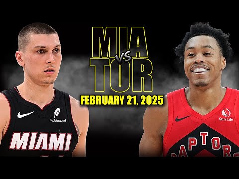 Miami Heat vs Toronto Raptors Full Game Highlights - February 21, 2025 | NBA Regular Season