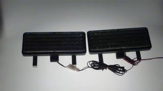 x PREDATOR LED vonkajší, 12V, modrý