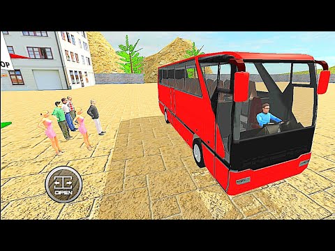 Real Uphill Offroad Bus Driving Game -#22 Bus Simulator Games - New games 2023 - Android Gameplay