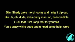 Eminem - Stir Crazy (Rare track) Lyrics on Screen