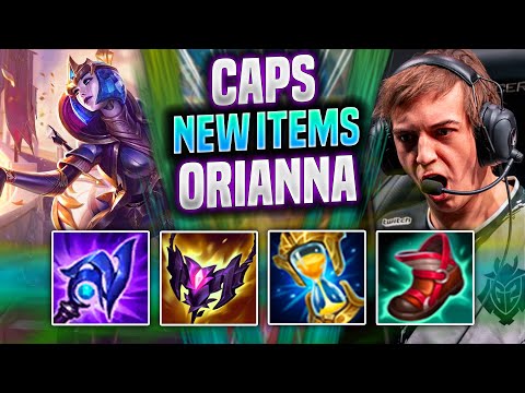 CAPS TRIES ORIANNA WITH NEW ITEMS! - G2 Caps Plays Orianna MID vs Xerath! | Preseason 2022