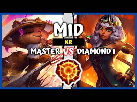 Korean Master Teemo Mid vs Qiyana Main - KR Rank Pre S11