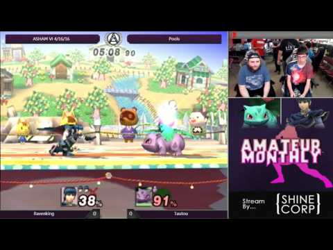 RavenKing (Marth) vs Tautou (Ivysaur) - ASH@WIT Amateur Monthly PM Pools