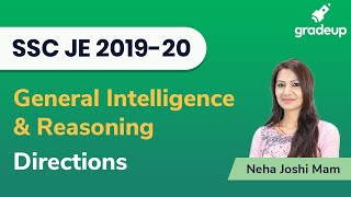 Directions | SSC JE | General Intelligence and Reasoning | Neha Joshi | Gradeup