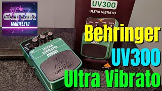 Video thumbnail for Behringer UV300 Ultra Vibrato Pedal Review by The Guitar Manifesto