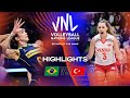 🇧🇷 BRA vs. 🇹🇷 TUR - Highlights Week 3 | Women's VNL 2023