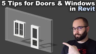 5 Tips for Doors and Windows in Revit Tutorial