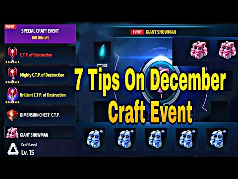 December Ctp Craft Event Worth For New Players And F2p? 7 Tips On Craft Event - Marvel Future Fight