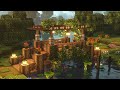 [Minecraft] 🌉🌳 Aesthetic Bridge Tutorial / Cottagecore / Mizuno's 16 Craft Resource Pack
