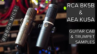 Video thumbnail for AEA KU5A & RCA BK5B Ribbon Mics - Guitar Cab and Trumpet Audio Samples (NO TALKING!) by James Meder