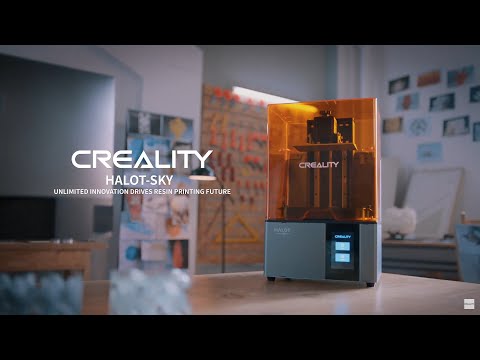 Creality Halot-Sky resin 3D-printer, Halot Sky resins engineering resins Liqcreate low odor