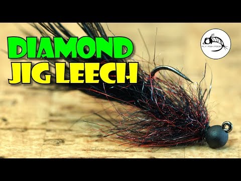 This Fly Catches Fish Everywhere We Go! | Diamond Jig Leech | Fly Tying Tutorial!