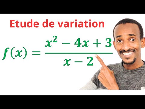Études de variation d'une fonction rationnelle
