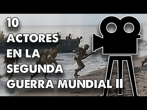 10 ACTORES EN LA lI GUERRA MUNDIAL II. James Stewart, Tony Curtis, Marlene Dietrich…