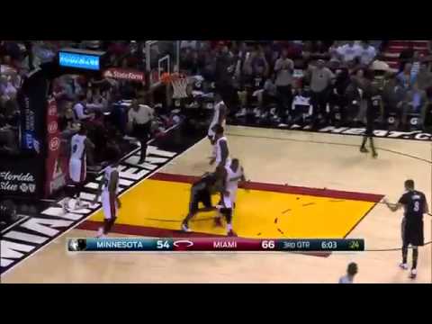 Andrew Wiggins Wham   Timberwolves vs Heat   November 7, 2014   NBA 2014 15 Season