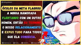 Um óculos da Meta flagrou a minha namorada flertando com um outro homem. Então eu não vacilei e ...