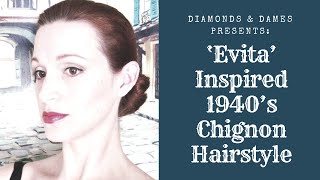 'Diamonds and Dames' Does: Eva Peron (1940's Madonna Hairstyles from the film)