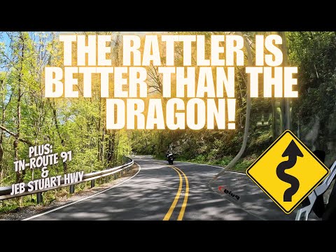 The best motorcycle road ever! Riding the Rattler. (TDT EP 8)
