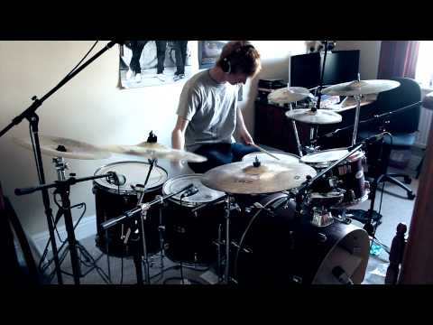 Darkshines (drums only) - MUSE Drum Cover (with Mics)