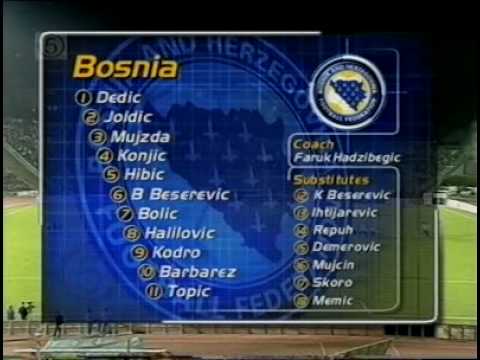 BiH - Škotska 1-2, Sastave