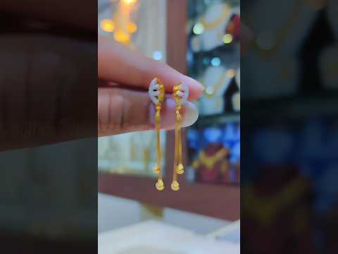 Gold lari earring design #shorts #viral #jewellerydesign #jewellery #gold #earring #trending #viral