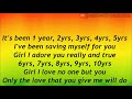 Glen Washington Saving Myself Lyrics