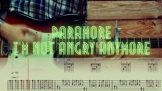 Paramore - Interlude: I'm Not Angry Anymore / Guitar Tutorial / Tabs + Chords
