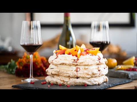 Recette pavlova aux agrumes et grenade
