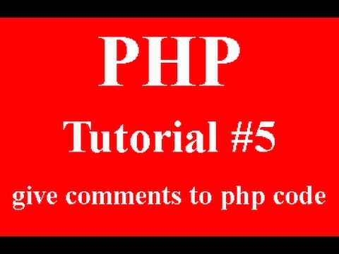 Php Programming Part 5 Comments In Php