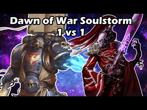Dawn of War Soulstorm: 1 vs 1 Eldar (Deco) vs Space Marines (SirZQRG)