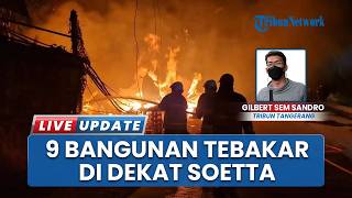 Api Hanguskan 9 Bangunan Semi Permanen Dekat Bandara Soekarno-Hatta, Dipicu Warga Bakar Sampah