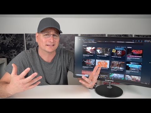 Sceptre Curved 24-inch Gaming Monitor 1080p R1500 98% sRGB HDMI x2 VGA Build-in Speakers, VESA Wall Mount Machine Black (C248W-1920RN Series) video review thumbnail