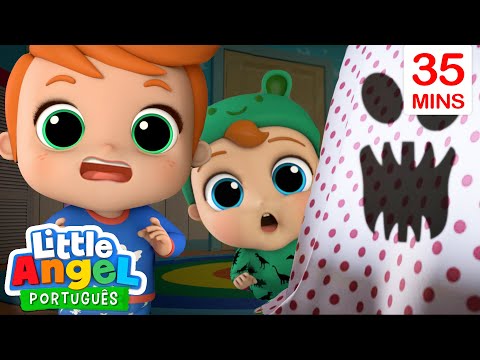 Capa de Monstro Não Existe, É Tudo Brincadeira, Joãozinho! 👻 | Canal do Joãozinho - Little Angel Português