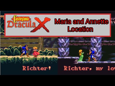 Castlevania: Dracula X, Maria and Annette Location